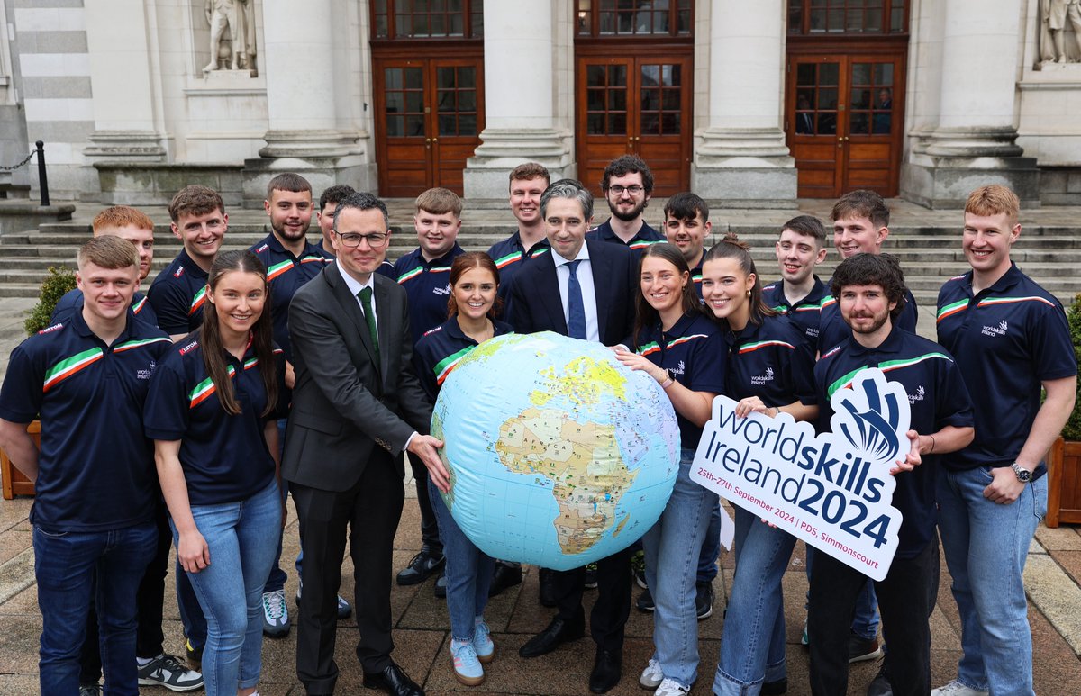 🌍The WorldSkills competition will see over 1,500 competitors from around the world demonstrate their skills. Team Ireland will compete in areas including Industrial Mechanics, Beauty Therapy, Restaurant Service and Cloud Computing.

🔗Learn more here: gov.ie/en/press-relea…