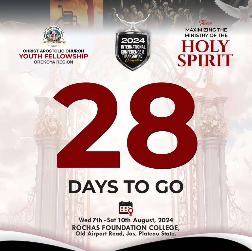 Orekoyaofficial's tweet image. "We were never created to settle for mere religion. Jesus did not die so that we could have a religious belief system - but rather a life-giving relationship with our Father."

MAXIMIZING THE MINISTRY OF THE HOLY GHOST!
#28Daystogo
#2024InternationalConference