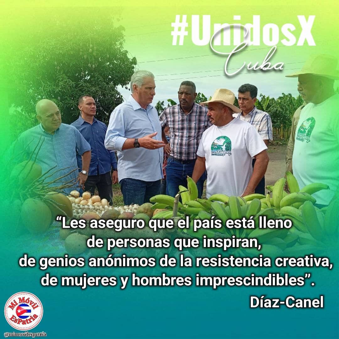 #FidelPorSiempre "La Revolución se hace por las masas y para las masas. Esa es la razón de existir del Partido, y todo su prestigio y toda su autoridad estará en relación con la vinculación real que tenga con las masas” (4/1962)
#UnidosPorCuba
#YoSigoAMiPresidente