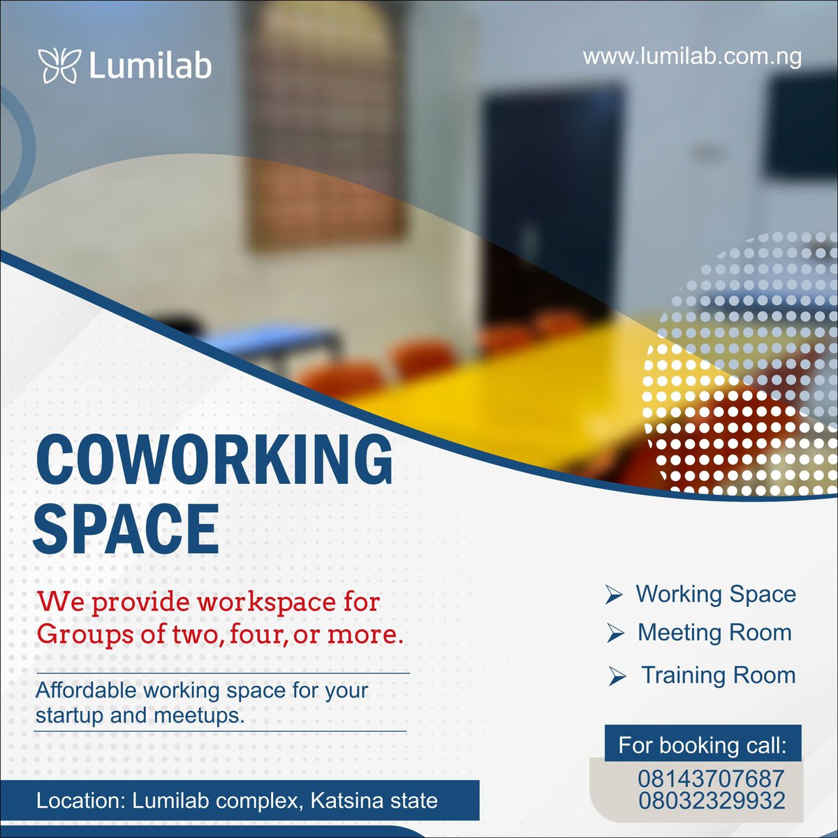 Great minds and brilliant ideas flourish in the right environment. At Lumilab, we offer a serene workspace perfect for you, your team, and your meetings. Experience comfort that fuels your creativity!