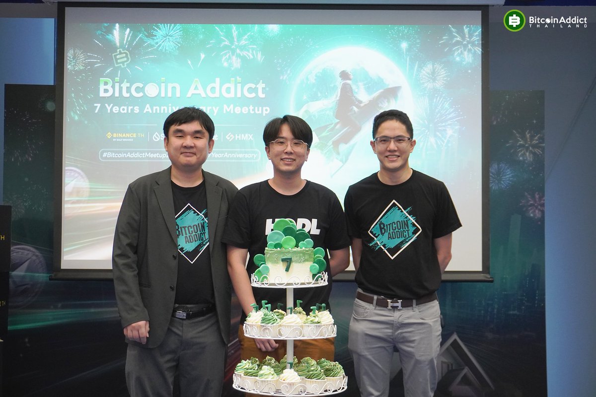 BitcoinAddictTH's tweet photo. 🟢รวมภาพไฮไลต์จากงาน Bitcoin Addict Meetup 2024 เมื่อวันเสาร์ที่ผ่านมา
🙏🏼ขอขอบคุณเพื่อน ๆ ทุกคนที่มาร่วมงานในครั้งนี้ เป็นอีกหนึ่งปีที่ยอดเยี่ยมมากสำหรับพวกเรา🙏🏼
แล้วเจอกันใหม่โอกาสหน้า 👋
--------------------------------------------------------
English Ver.
🟢Some of the highlights from Bitcoin Addict Meetup 2024 last Saturday.
🙏🏼Thank you to all the frens attending this event. It's been another great year for us🙏🏼
See you again next time 👋
#BitcoinAddictMeetup2024 #BitcoinAddict