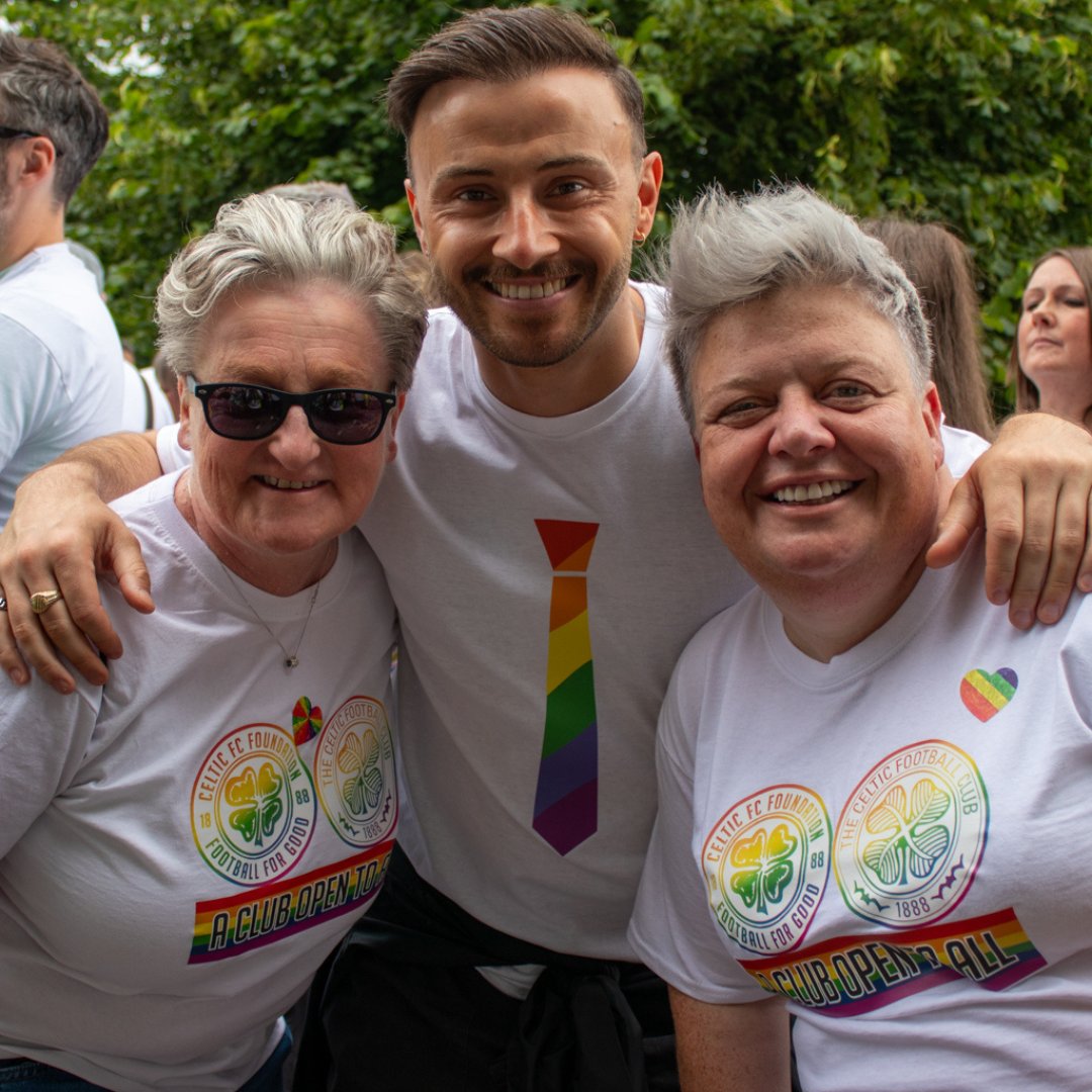 FoundationCFC's tweet photo. 🏳️‍🌈 A Club Open To All 🏳️‍🌈

Alongside @CelticFC, we are thrilled to announce our participation in the Glasgow 2024 Pride Parade ☺️

Join us on Saturday 20 July at 12PM at Festival Park 🍀