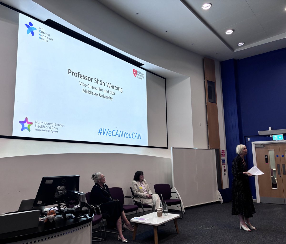 Chris Caldwell (@chriscaldwell_) on Twitter photo So proud and excited to be launching our <a href="/NCL_ICS/">North Central London Integrated Care System (ICS)</a> <a href="/MiddlesexUni/">Middlesex University</a> #NCLClinicalAcademicNexus at our first system event on nursing and midwifery research/clinical academic role development #WECANYOUCAN
Inspiring opening by <a href="/Moorfields/">Moorfields Eye Hospital NHS Foundation Trust</a> CNO <a href="/sheila_rn/">Sheila Adam RN</a> and Vice-Chancellor <a href="/ShanWareing/">Shân Wareing</a> So proud and excited to be launching our <a href="/NCL_ICS/">North Central London Integrated Care System (ICS)</a> <a href="/MiddlesexUni/">Middlesex University</a> #NCLClinicalAcademicNexus at our first system event on nursing and midwifery research/clinical academic role development #WECANYOUCAN
Inspiring opening by <a href="/Moorfields/">Moorfields Eye Hospital NHS Foundation Trust</a> CNO <a href="/sheila_rn/">Sheila Adam RN</a> and Vice-Chancellor <a href="/ShanWareing/">Shân Wareing</a>