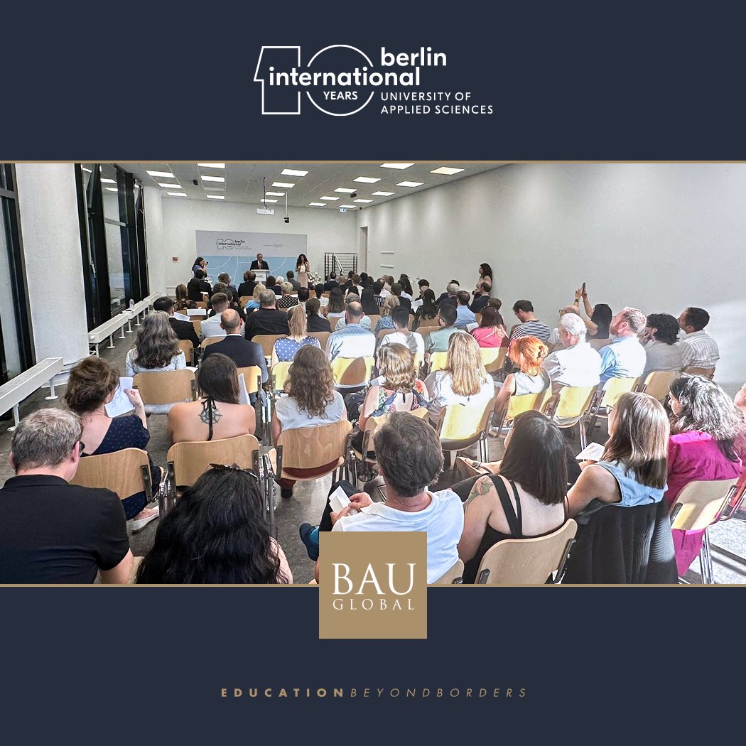 bauglobal's tweet photo. The 10th anniversary of Berlin International was celebrated at an event attended by BAU Global President Enver Yücel and BAU Global executives. @berlin_int https://t.co/gKaV0pkaaO