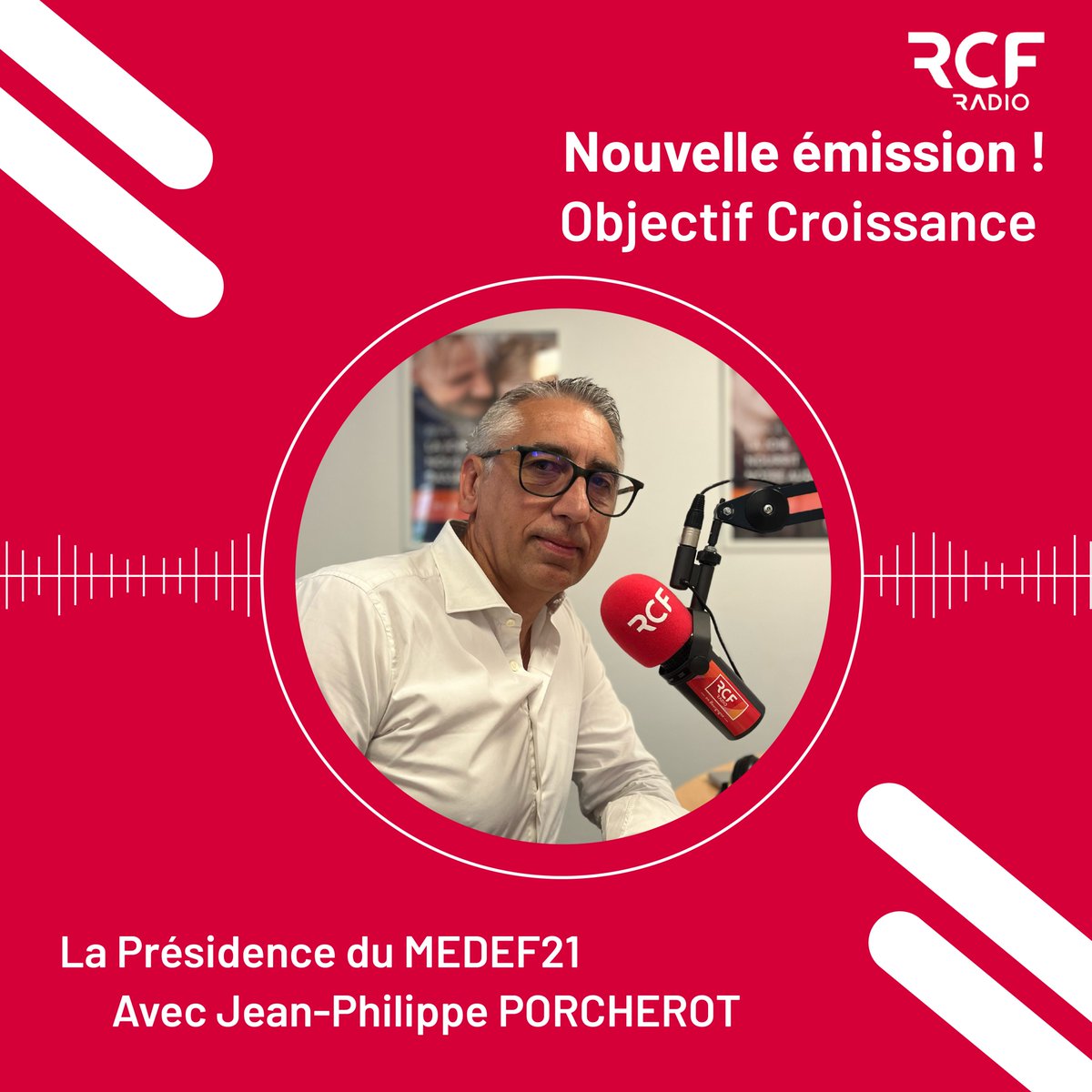 medef21's tweet photo. 📻 Jean-Philippe PORCHEROT, nouveau Président du MEDEF Côte-d’Or est à nos côtés dans notre dernier podcast avec @RCFDijon.

💡 Venez en apprendre plus sur Jean-Philippe, son parcours, ses visions et objectifs pour le mandat à venir.

👇 Lien de l'émission en commentaire https://t.co/yffFSXodeF