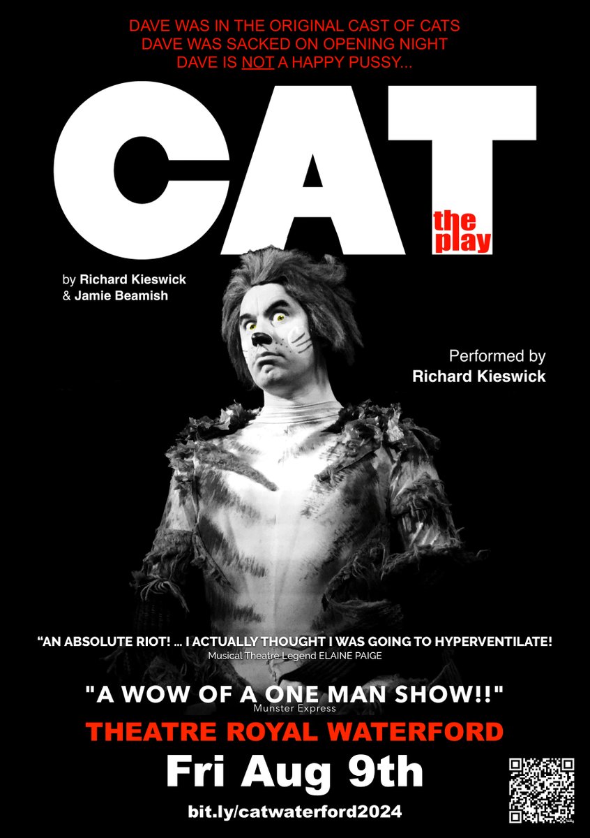 Jamie Beamish (@jamiebeamish) on Twitter photo CAT returns to Waterford!!! We're only a month away from Dave the Cat's triumphant return to the <a href="/theatreroyalw/">Theatre Royal</a> stage! Friday the 9th of August is the date for the diary. You lucky lucky people!! tix: bit.ly/catwaterford20… CAT returns to Waterford!!! We're only a month away from Dave the Cat's triumphant return to the <a href="/theatreroyalw/">Theatre Royal</a> stage! Friday the 9th of August is the date for the diary. You lucky lucky people!! tix: bit.ly/catwaterford20…