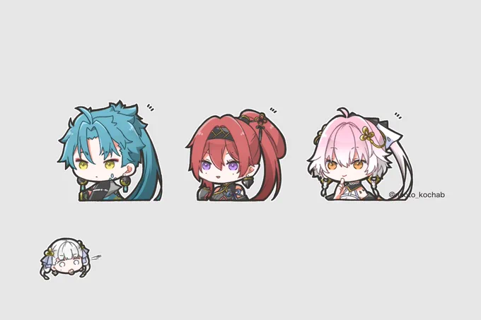 限定☆5ポニーテールズ#WutheringWaves #WuWafanart 