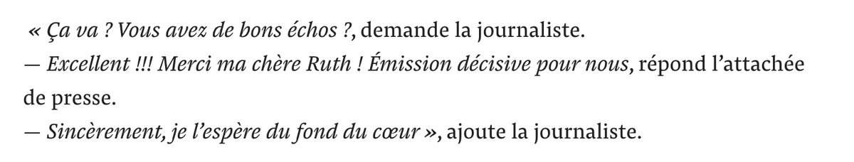 Les sidérants échanges de textos entre la communicante de Nicolas Sarkozy, Marc-Olivier Fogiel et Ruth Elkrief pour mettre en scène sur BFMTV la fausse rétractation de Ziad Takieddine dans l'affaire des financements libyens. La connivence à son paroxysme.

mediapart.fr/journal/france…