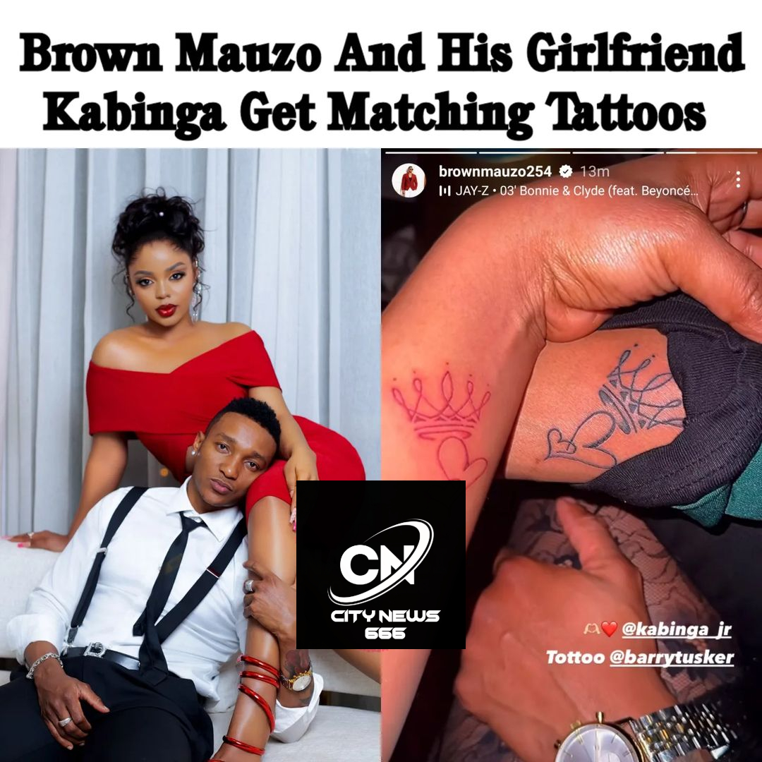 Tweetsbyblair's tweet photo. Brown Mauzo And His Girlfriend Kabinga Jr Get Matching Tattoos.
#1Trillion #10thOfJuly https://t.co/PoZF9TpJnf