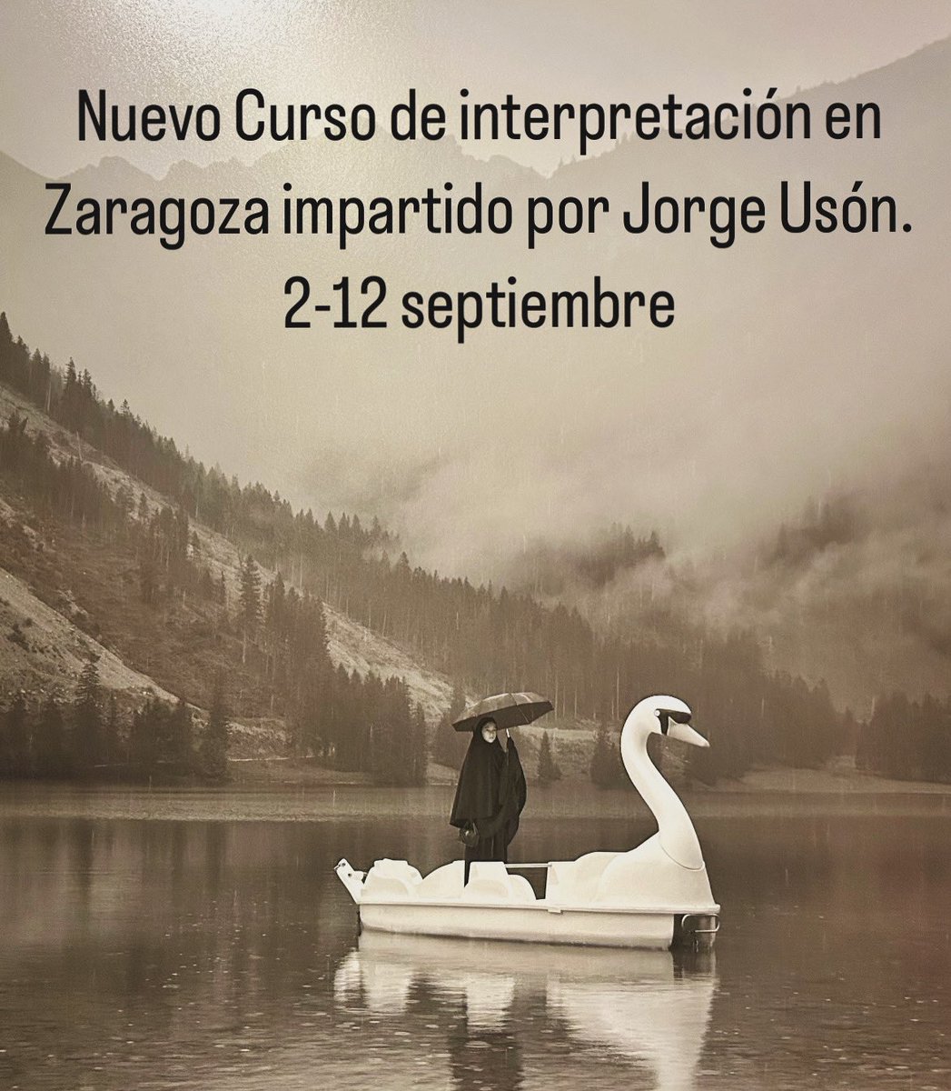 “Iniciación a la técnica actoral” Zaragoza, del 2 al 12 de Septiembre 2024 (8 jornadas +1) De 9 a 14h Para actorxs, bailarinxs, trabajadorxs del circo y directorxs profesionales o en proceso de formación tengan o no experiencia previa. 
Enviad mail  nuevedenueveteatro@gmail.com
