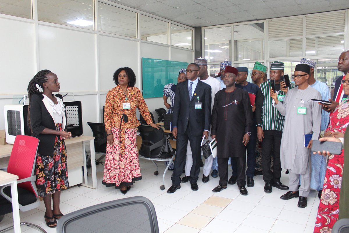 MoICT_Ug's tweet photo. Today; @MoICT_Ug is meeting with the delegation from the National Institute for Policy and Strategic Studies @NIPSSKuru Kuru, Nigeria at the National ICT Innovation Hub @InnovationHubUg as they benchmark on Uganda’s innovation &amp; BPO landscape.
#DigitalRoadMapUG https://t.co/40y3XTVJcV