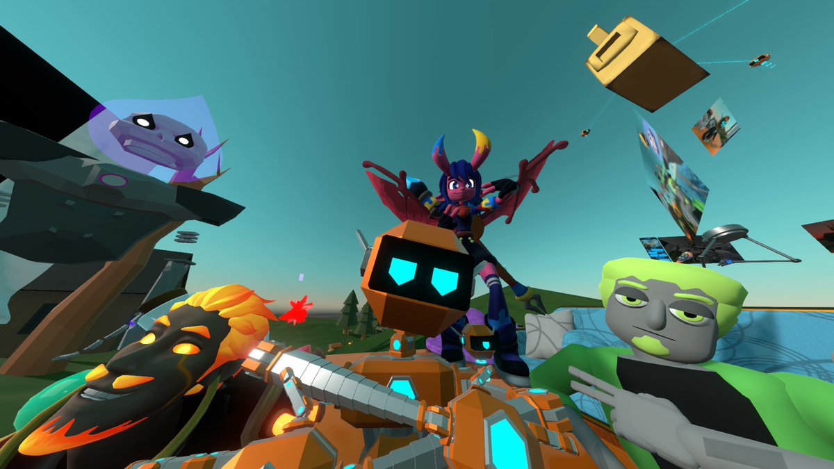 RustybotPrime's tweet image. Some of @TheNeolanders looking like we're about to drop an album
#resonite