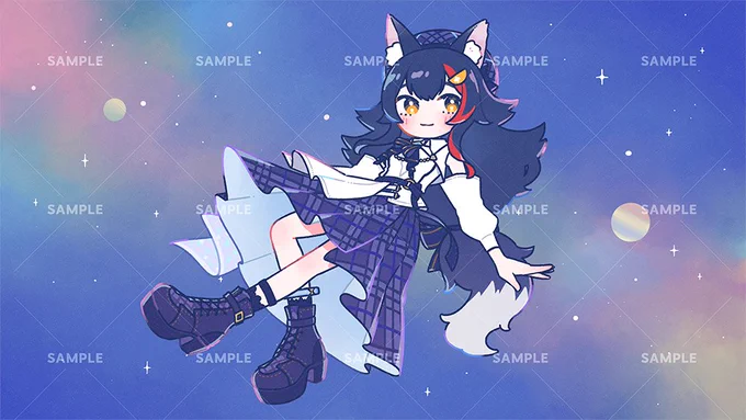 お仕事大神ミオさま cover『astro』MVイラストを担当させていただきました!透明感のあるミオさんの歌声がとっても素敵です!光の表現がとっても綺麗なMVに仕上げていただいております〜!きらきらでかわいい〜! 
