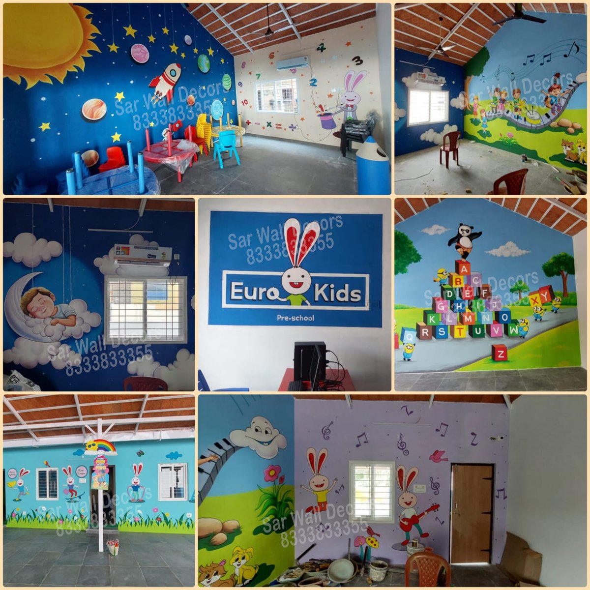 sarwalldecors's tweet photo. Wall Painting for Pre Primary School in EURO KIDS @Gadwal
#wallpaintingforpreprimaryschool
#Kindergarten
#playgroupschool
#playgroup
#nurseryschoolwalldesigns
#bestpreschoolforkids
#wallpaintingforplayschool
#schoolcompoundwalls
#playschoolcorridorwallart
#wallpaintingideas https://t.co/0bdTPX9eXX