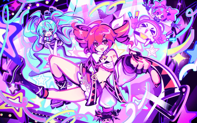 #PortfolioDaysumi draws colorful works of vocaloids (mostly) &amp; vtubers but also enstars right now . sumi has no clue how to reach an enst audience but sumi still draws enst regardless  