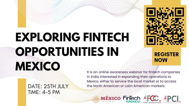 PCI (@pciupdates) on Twitter photo Join us for a webinar on "Exploring Fintech Opportunities in Mexico," organized by the <a href="/FCCUpdates/">Fintech Convergence Council</a> and <a href="/PCIUpdates/">PCI</a> in collaboration with <a href="/fintechmx/">FinTech México</a> & Consulate of Mexico in Mumbai
A welcome address by Consul General Mexico <a href="/AdolfoGEstrada/">Adolfo García Estrada</a>
lnkd.in/dPFP-ppf Join us for a webinar on "Exploring Fintech Opportunities in Mexico," organized by the <a href="/FCCUpdates/">Fintech Convergence Council</a> and <a href="/PCIUpdates/">PCI</a> in collaboration with <a href="/fintechmx/">FinTech México</a> & Consulate of Mexico in Mumbai
A welcome address by Consul General Mexico <a href="/AdolfoGEstrada/">Adolfo García Estrada</a>
lnkd.in/dPFP-ppf