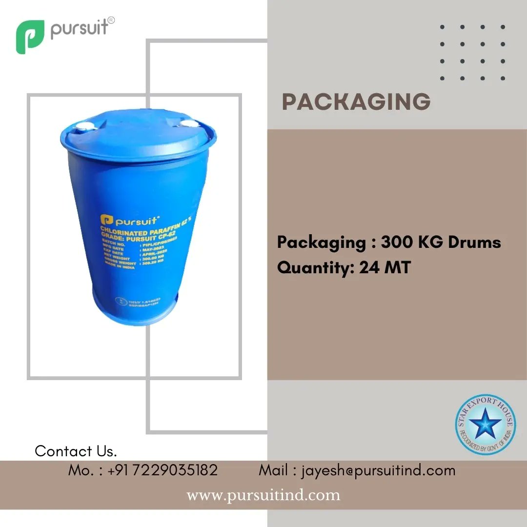 pursuitindpvt's tweet photo. ๐ Enhance your products with #ChlorinatedParaffin! ๐ข๏ธโจ Boost durability and quality with our CP-52% formula. Perfect for #manufacturing and #industrial needs. Contact us now for exclusive deals! ๐ฉ๐
#PVC #compund #sealant #adhesive #paint #coating #plasticizer #Pursuitnd https://t.co/bzCMsIBB4J