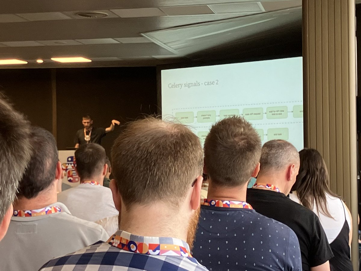 geritwo's tweet image. Note to self: when presentinf at a conference, put the important content to the top section of your slide ;) #euroPython2024