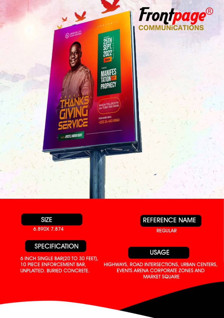 Frontpageglobal's tweet image. To get an excellent return on investment (ROI), a good product must meet a good communication content! Churches do it too. Get int touch with FRONTPAGE COMMUNICATIONS on 0200160065 for a great service.