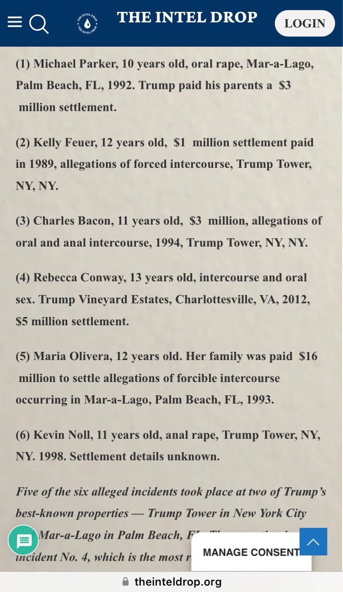 goneguy25's tweet image. #TrumpPedoFiles #AnswerTheQuestion 

Why is this info being suppressed? 🤨