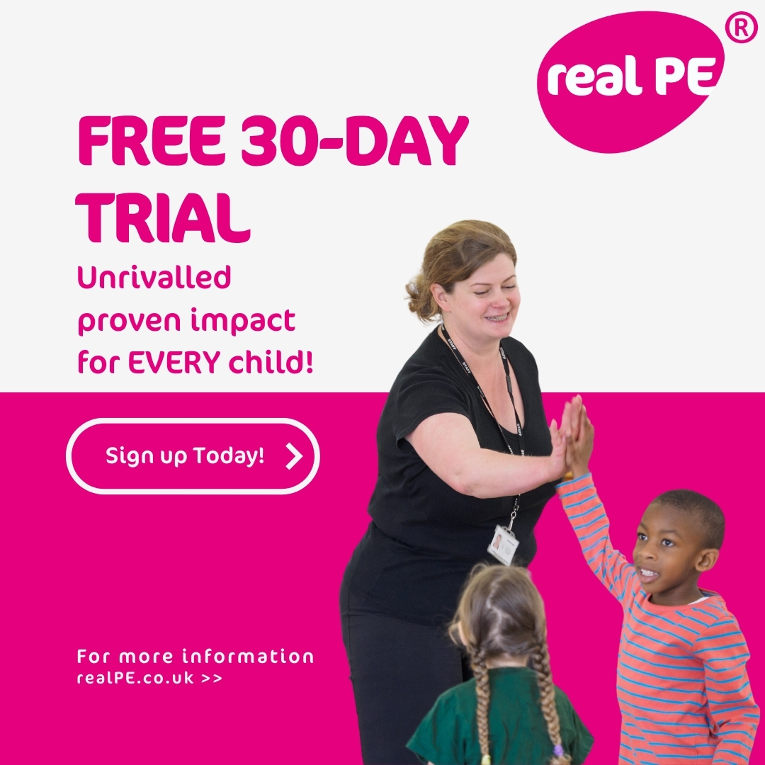 FREE 30-DAY TRIAL!

Unrivalled proven impact for EVERY child!
Sign up today! zurl.co/CnM1 

#PhysEd #PE #CPD #PrimaryPE #PhysicalEducation #realPE #Proflearning #Professionallearning #Headteacher