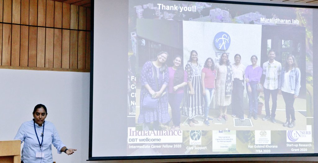 iBRIC-inStem (@dbt_instem) on Twitter photo 🇮🇳x🇯🇵 In the interesting lineup of talks at the NCBS-RIKEN meeting Day 1, Dr <a href="/mbhavana10/">Bhavana Muralidharan</a> spoke about the mechanisms of 🧬 chromatinopathies in brain development that her lab explores through in-vitro models like 🧠 organoids, followed by Q&A with all curious listeners
<a href="/DBTIndia/">Department of Biotechnology</a> 🇮🇳x🇯🇵 In the interesting lineup of talks at the NCBS-RIKEN meeting Day 1, Dr <a href="/mbhavana10/">Bhavana Muralidharan</a> spoke about the mechanisms of 🧬 chromatinopathies in brain development that her lab explores through in-vitro models like 🧠 organoids, followed by Q&A with all curious listeners
<a href="/DBTIndia/">Department of Biotechnology</a>