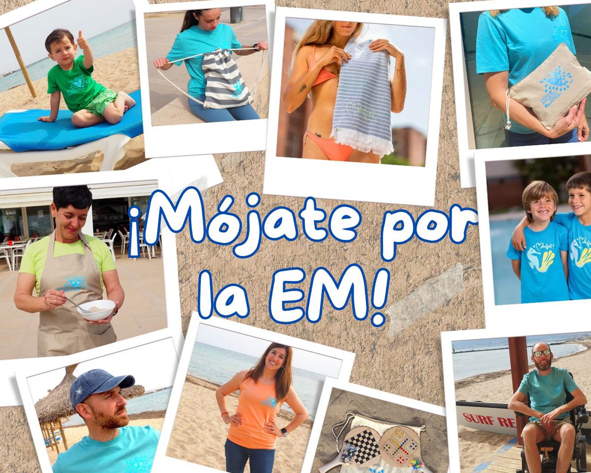 👕🎒👝Camisetas, toallas-pareo, delantales, mochilas, neceseres... Y cada año ¡nuevos diseños! 😍

¡Hazte con ellos en la Asociación o Fundación de #EsclerosisMúltiple adherida a #Mójate2024 más próxima a tu casa!

¡Participa!😀💦 ¡Mójate! 

mojateporlaem.org