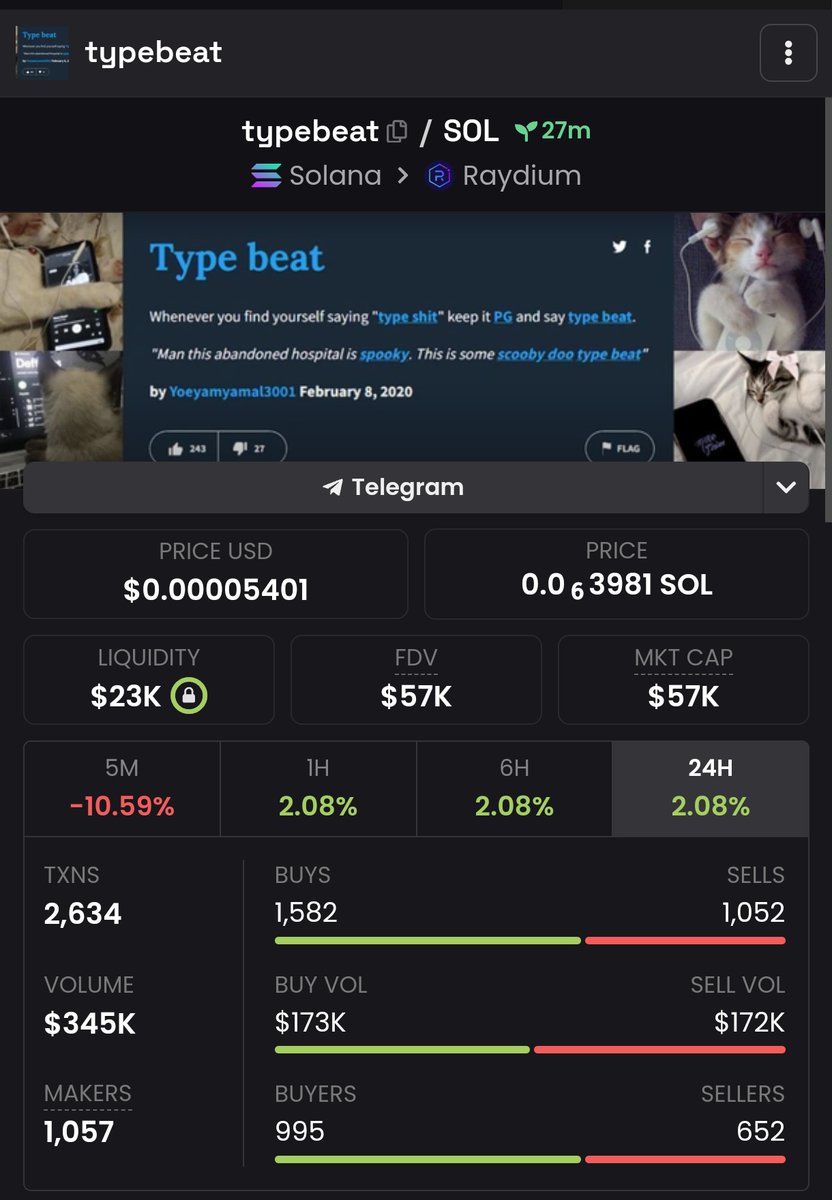 CryptoPirate0's tweet image. Aped #typebeat here at 57k marketcap. Typeshit narrative. CTO started. 

$BILLY $POPCAT