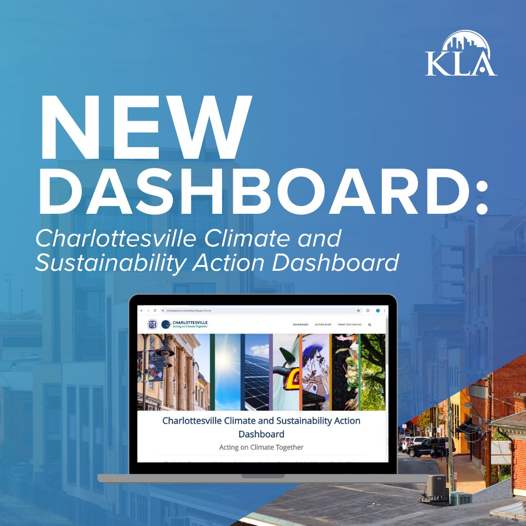 The City of Charlottesville, VA Community Dashboard is officially online!💻

This new Dashboard will showcase progress on climate goals, tell the story of Charlottesville's climate action, and equip residents with resources to take action.

Explore: hubs.ly/Q02FXX_V0