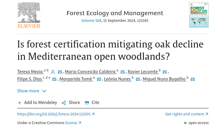 fsdias8's tweet photo. 🔬🌳 Our latest research shows that forest certification can slow the decline of Mediterranean cork oak woodlands! Certified stands saw a 16% decline in adult oaks vs. 28% in non-certified areas from 2005-2020.  https://t.co/1FVG0c7NdJ https://t.co/j5wiYblbPw