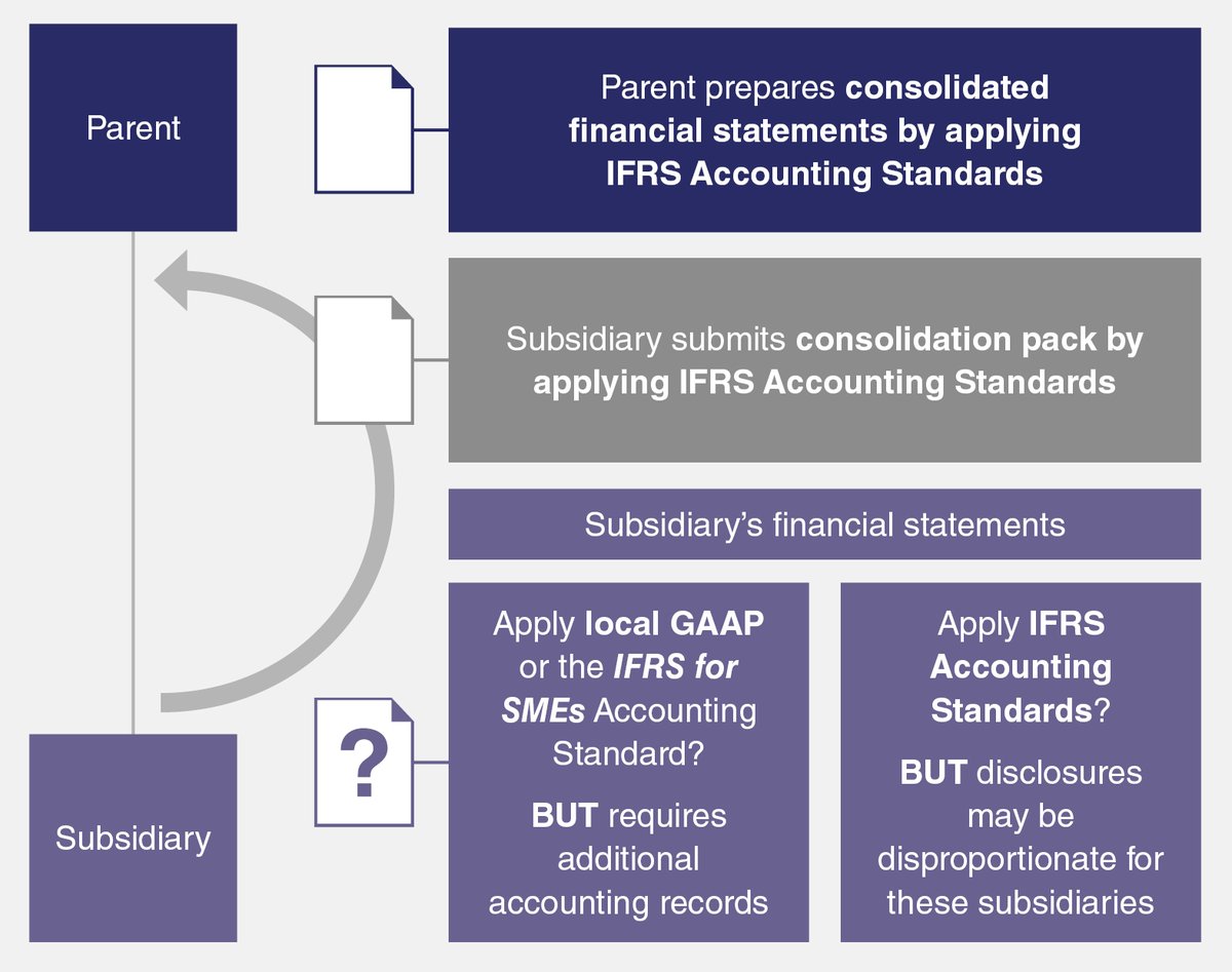 IFRSFoundation's tweet image. Stakeholders said that #subsidiaries often keep two sets of accounting records.

#IFRS19 addresses the issue of subsidiaries maintaining two sets of accounting records.

Find out more here: ifrs.org/news-and-event…

#IFRSAccounting #IASB #AccountingStandard
