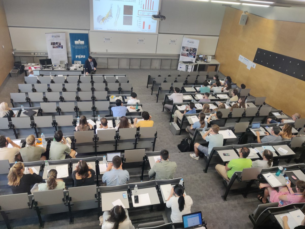 hybridneuro's tweet photo. We are halfway through the Hybrid Neural Interfaces Summer School!
There's still time to join us online: https://t.co/QQ2R9iFOBq (see Summer school: Hybrid Neural Interfaces. Join us Online.)
Come learn, share, and connect with us! https://t.co/LK1nGkuApr