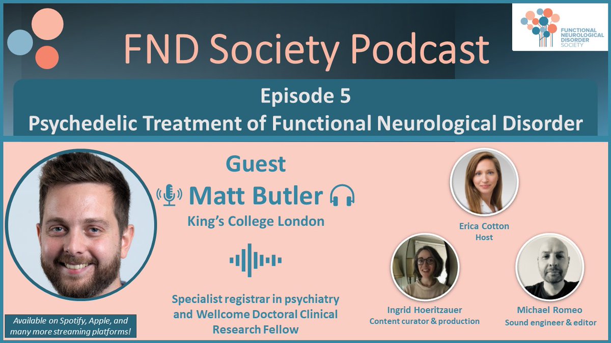 🎙️ New Podcast Episode Alert! 🎙️

It's Wednesday, and we're here to help you power through the week! 🚀 Tune in to the latest episode of the FNDS Podcast Series and get inspired by cutting-edge insights and expert discussions🧵

<a href="/FNDHope/">FND Hope International</a> <a href="/jonstoneneuro/">Jon Stone</a> <a href="/AlanCarson15/">Alan Carson</a> <a href="/FNDAction/">FND Action</a>