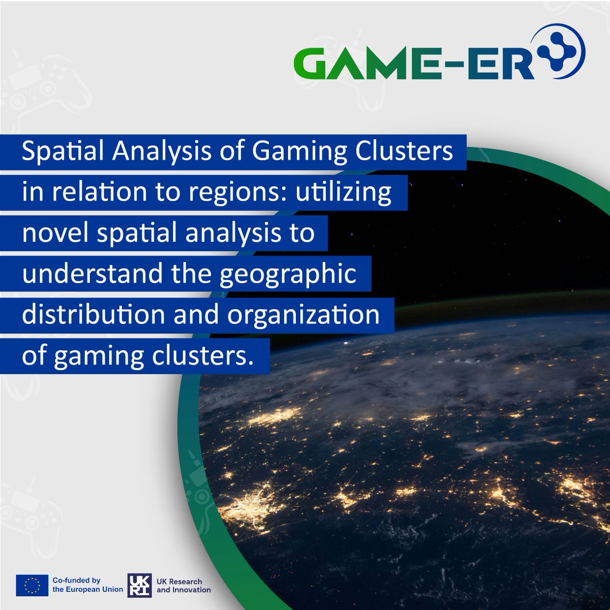 gameer_eu's tweet photo. #GAMEERproject will study local and regional #videogameclusters in Europe, filling a knowledge gap and providing policy recommendations for their growth and #innovation.
GAME-ER will enable them to harness their full potential and ensure sustainable growth through: https://t.co/5Qf6GwlX21