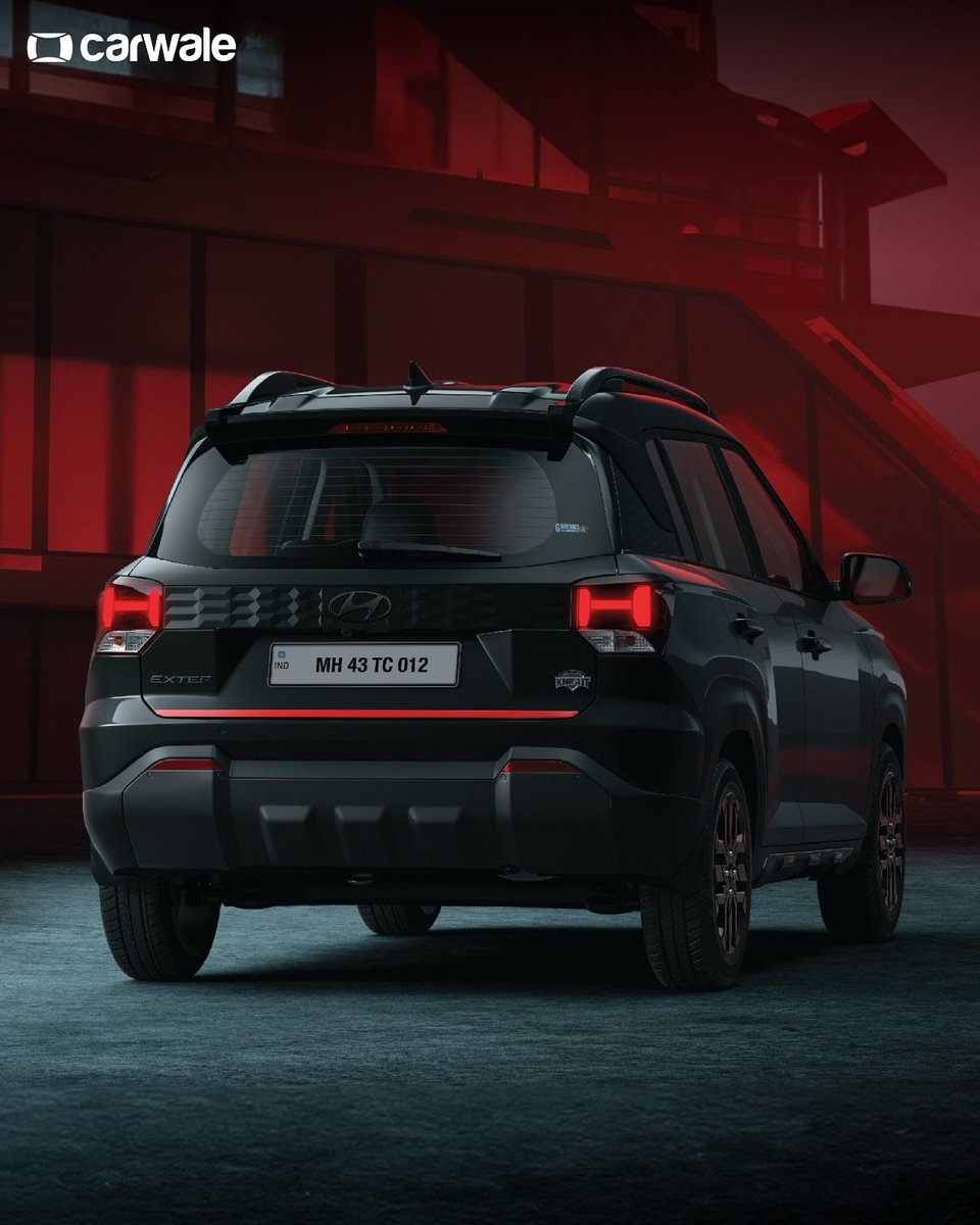 CarWale's tweet image. #Hyundai #ExterKnightEdition launched in India!

Quick highlights:
- Launched to celebrate 1st anniversary of Exter
- Based on SX and SX (O) variants
- Gets 3 new colour - Abyss Black, Shadow Grey, and Shadow Grey DT
- Exter crossed 93,000 unit sales milestone

#cwlaunch