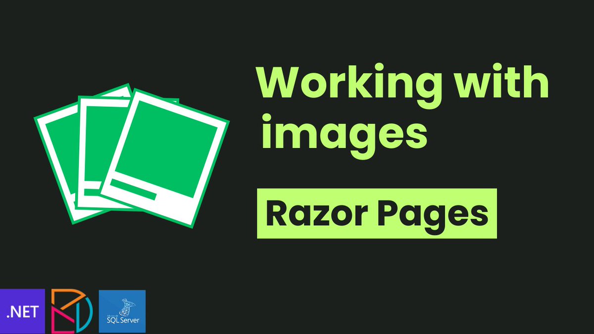 ravi_devrani's tweet image. Working with images in razor pages (to local system)
youtu.be/i7dQZiiANKA?si…
#aspnetcore #csharp #razorpages