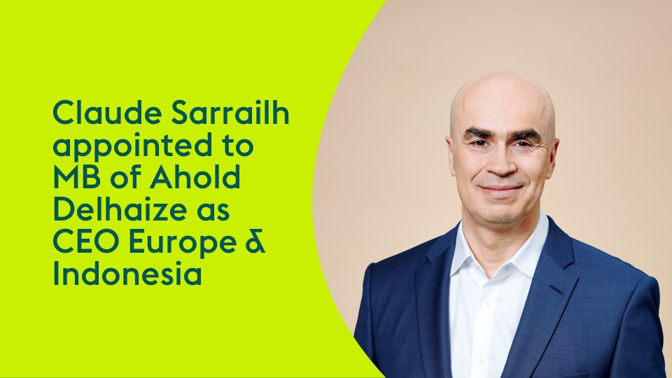 Ahold Delhaize is pleased to announce that shareholders have approved the appointment of Claude Sarrailh as member of the Management Board during today’s Extraordinary General Meeting of Shareholders. #AholdDelhaizeNews 
Learn more: bit.ly/3VYgHOv
