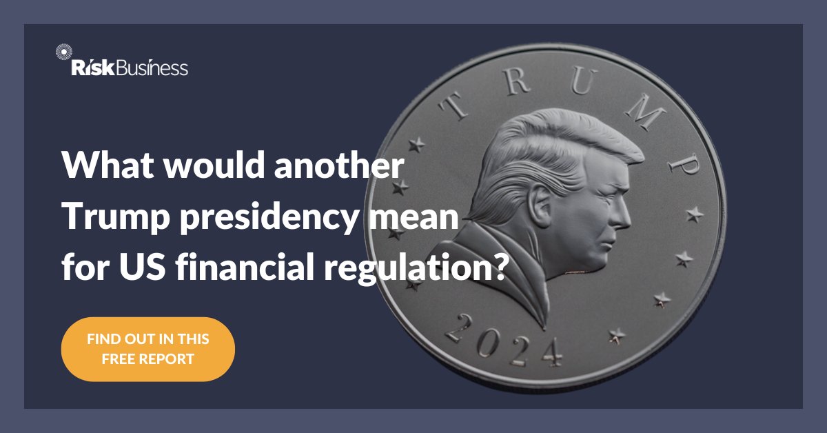 RiskBusines's tweet photo. According to a recent Bloomberg Markets Live Pulse survey, if #DonaldTrump is re-elected in November, the US Federal Reserve could face a significant risk of losing its independence due to increased political interference. 

Free report ➡️ https://t.co/rjLz6XBx0h https://t.co/DDiJyOn3aS