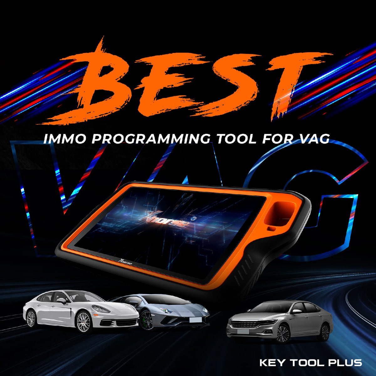 XhorseGlobal's tweet photo. Which tool achieves optimal performance in immo programming for VAG vehicles? KEY TOOL PLUS is the standout choice!👍👍
#xhorse #keytoolplus #locksmithlife #locksmithing #technology #locksmith https://t.co/yVowhMTU0z