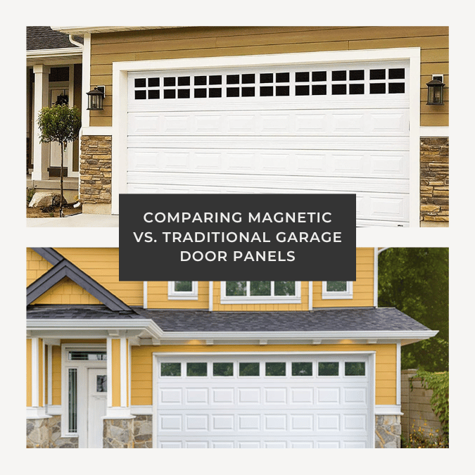 greeleygarage's tweet photo. Want to boost your home's curb appeal on a budget? Check out our comparison of magnetic vs traditional garage door panels! #DIY #HomeUpgrade #HomeImprovement #GarageDoorUpgrade #CurbAppeal https://t.co/oIavzDh3qG