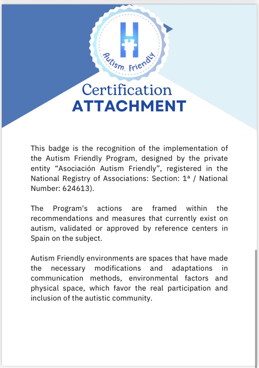 Minerva VelĂĄzquez (@minerva_vt) on Twitter photo Yesterday, we received our certificate of âAutism Friendlyâ thanks Alberto for raising awareness and sharing your knowledge with us #RoyalSunsetBeachClub #OneTeam <a href="/ClaudiaGMorell/">Claudia GarcĂa</a> <a href="/RuthMcgowan_/">Ruth Mcgowan</a> <a href="/Carlota_Pkent/">Carlota</a> @EsmeraldaS52925 <a href="/Marga_MartinH/">Margarita Martin</a> <a href="/EmmaJayneWoodie/">Emma Wood</a> Yesterday, we received our certificate of âAutism Friendlyâ thanks Alberto for raising awareness and sharing your knowledge with us #RoyalSunsetBeachClub #OneTeam <a href="/ClaudiaGMorell/">Claudia GarcĂa</a> <a href="/RuthMcgowan_/">Ruth Mcgowan</a> <a href="/Carlota_Pkent/">Carlota</a> @EsmeraldaS52925 <a href="/Marga_MartinH/">Margarita Martin</a> <a href="/EmmaJayneWoodie/">Emma Wood</a>