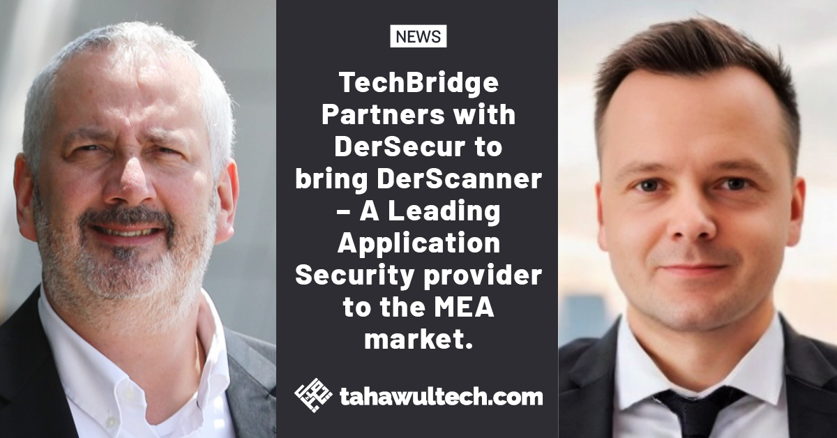 tahawultech's tweet image. &quot;We are thrilled to partner with DerSecur and introduce DerScanner, their state-of-the-art application security solution to the MEA region&quot;.
Learn more about TechBridge&apos;s partnership below.
tahawultech.com/news/techbridg…
#TechBridge #DerSecur #DerScanner #tahawultech