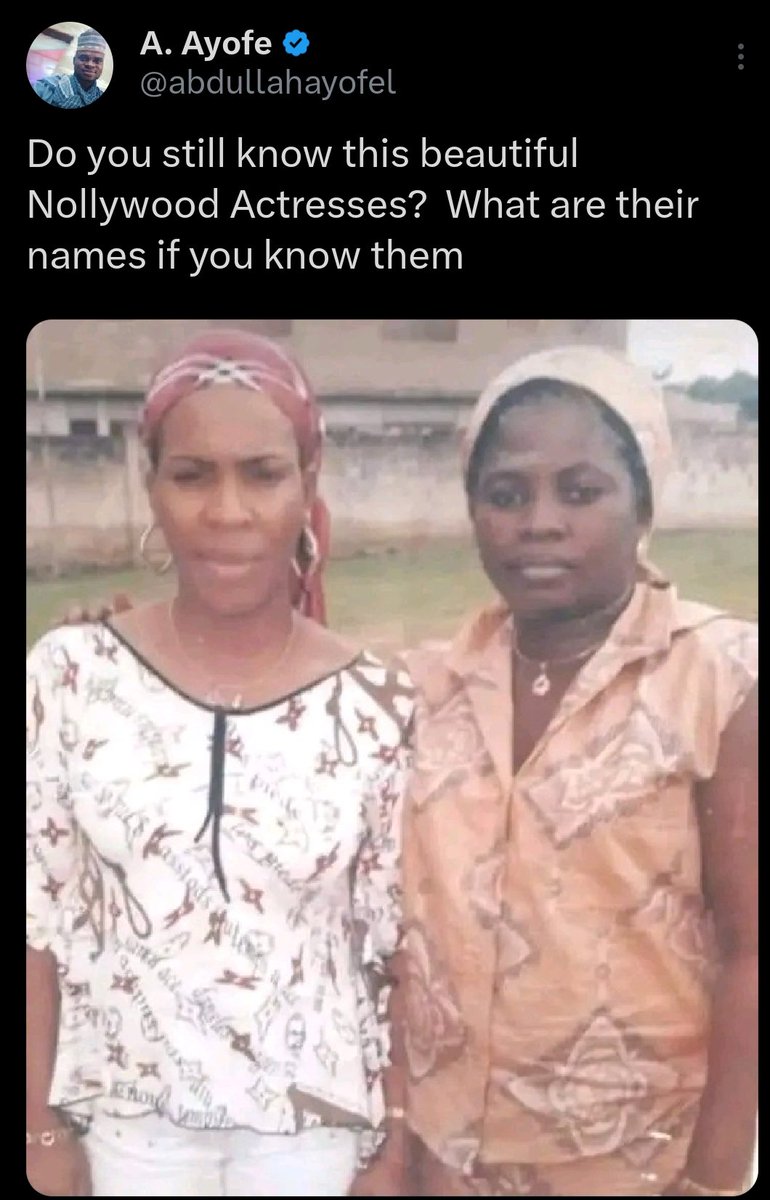 Fathia Balogun, I no recognise the second pesin oh 😁