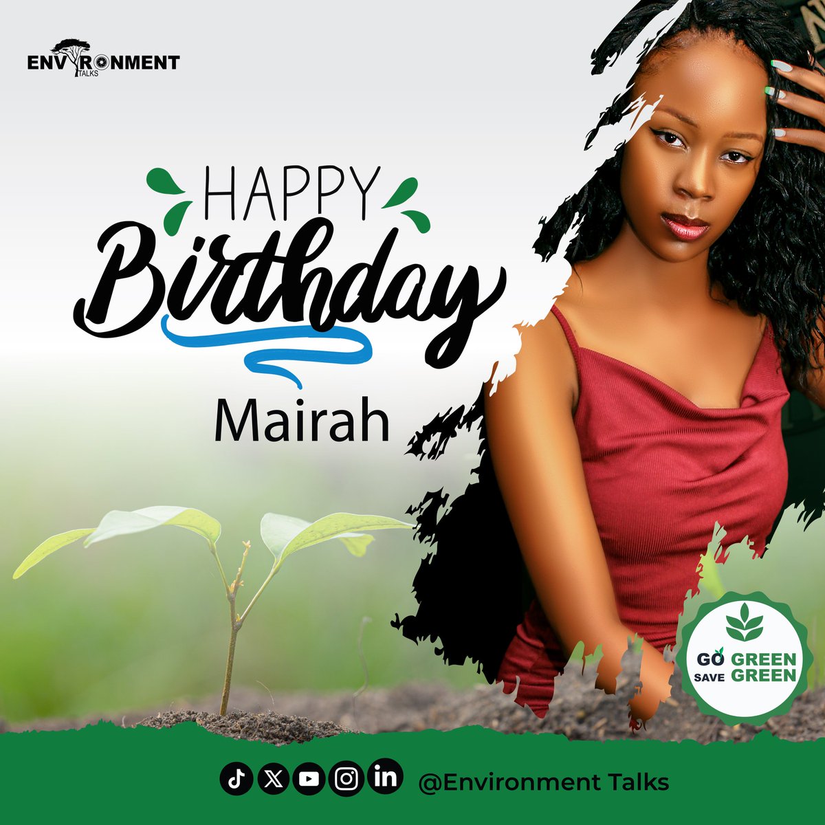 envt_talk's tweet photo. Join us as we wish  our Head of Content Creation, Mariah a happy birthday.

#EnvironmentTalks https://t.co/wNHZ550BgM
