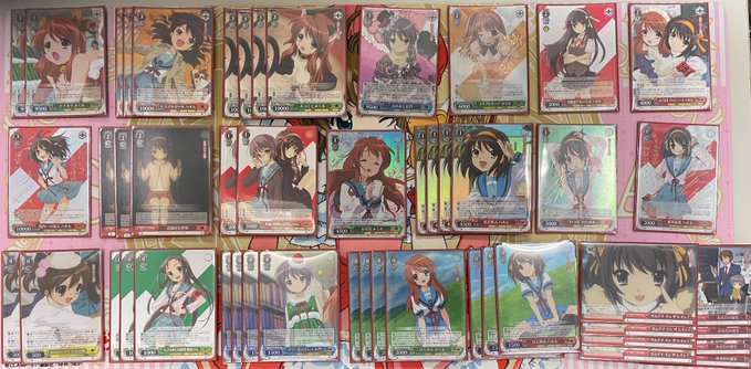 WS】ハルヒ優勝デッキレシピ(ホビーステーション名駅店 WS】ハルヒ優勝デッキレシピ(ホビーステーション名駅店