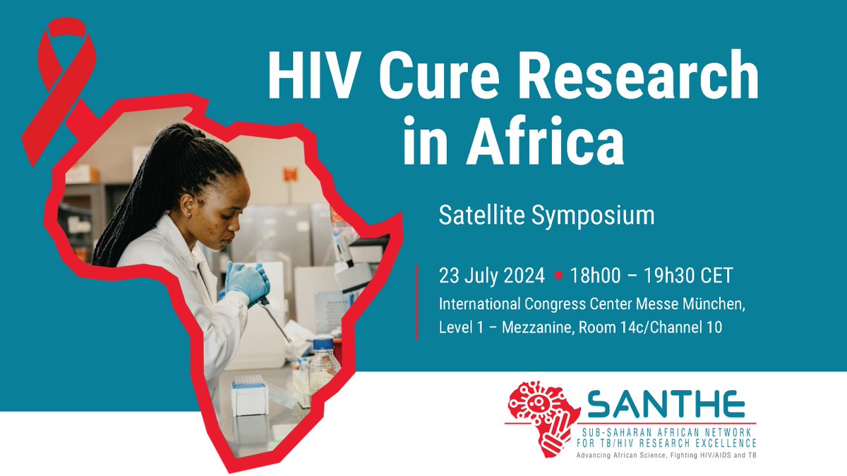 JOIN OUR #AIDS2024 SESSION ON #HIV CURE RESEARCH IN #AFRICA

ART is difficult to sustain in LMICs &amp; PLWH are at risk of comorbidities. Cure strategies need to be effective in sub-Saharan Africa for global health impact.  
<a href="/AIDS_conference/">IAC - the International AIDS Conference</a> <a href="/iasociety/">IAS - the International AIDS Society</a> #EmpoweringAfricanScience