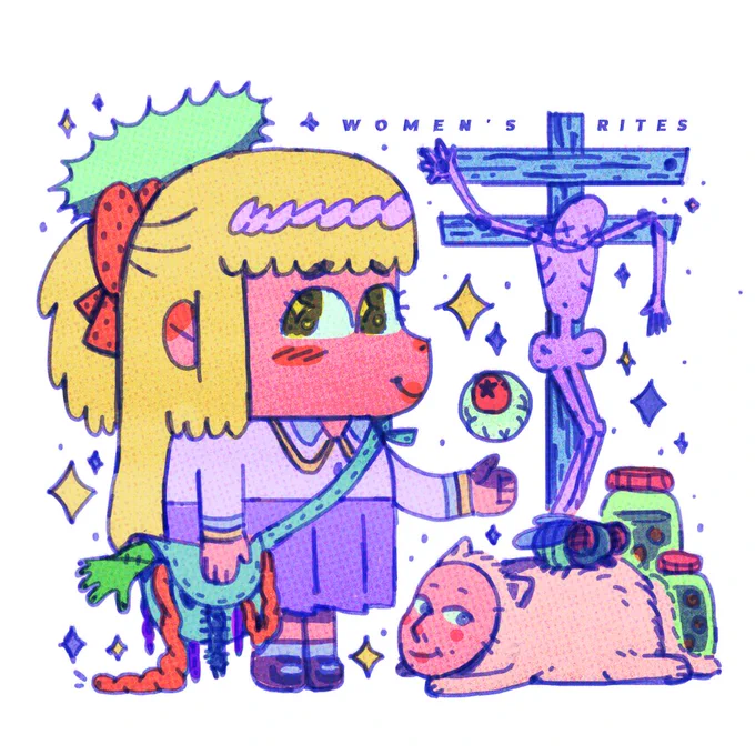 Hello #PortfolioDay2024 i love to draw cool creepy cute stuff 