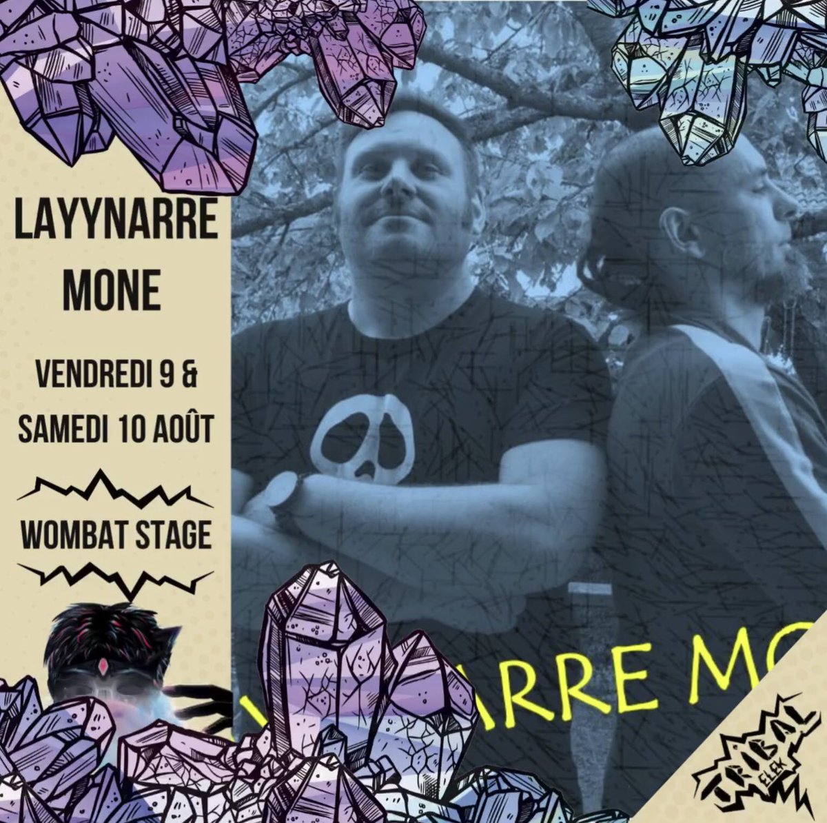 This summer we will play with #LayynarreMone to #TribalElek festival (near La Rochelle, France). 
Happy and exited to play there !