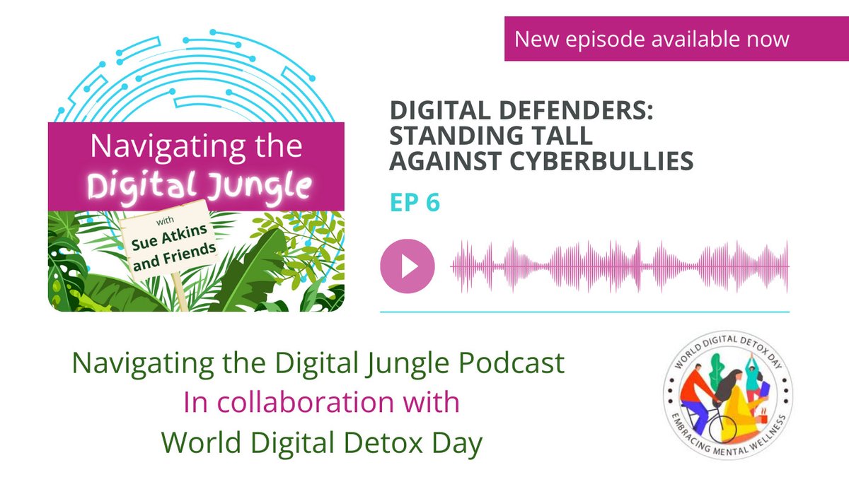 Episode 6 - Digital Defenders: Standing Tall Against Cyberbullies

In this episode of ‘Navigating the Digital Jungle’, we delve into cyberbullying awareness and prevention.

tinyurl.com/5n9bxxsz

#cyberbullying #smartphones #healthytech #wellbeingkids #digitaljungle #parenting