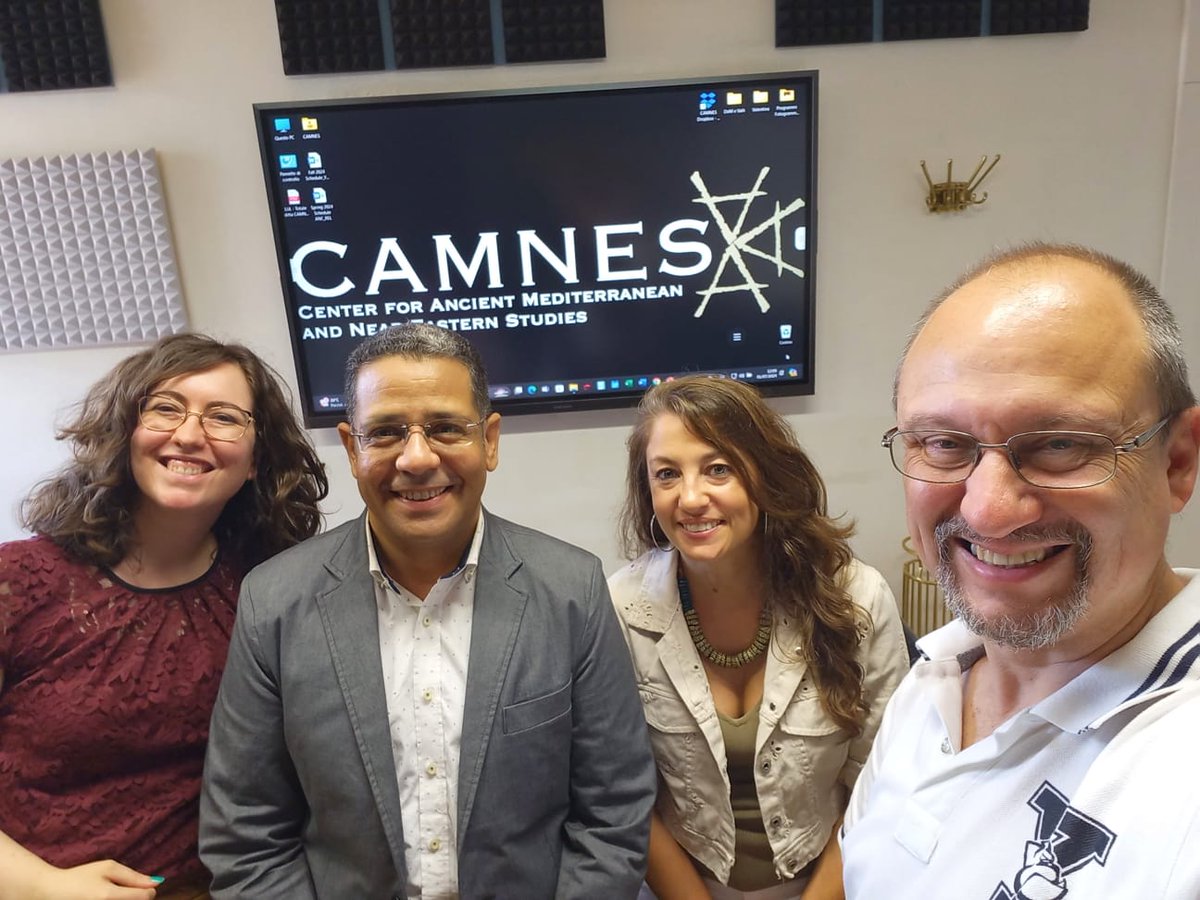 CAMNES's tweet photo. In the past few days, we had the honour of hosting Dr. Mostafa AlSaghir, General Director of #Karnak Temples and Avenue of #Sphinxes in #Luxor.
Stay tuned, because very special videos will be published soon on our #YouTube channel, #CAMNEStudio!
#egypt https://t.co/o4ROXV9SG8
